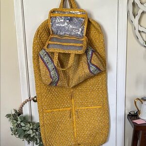 Maggie Yellow Floral Quilted Fabric set de 3